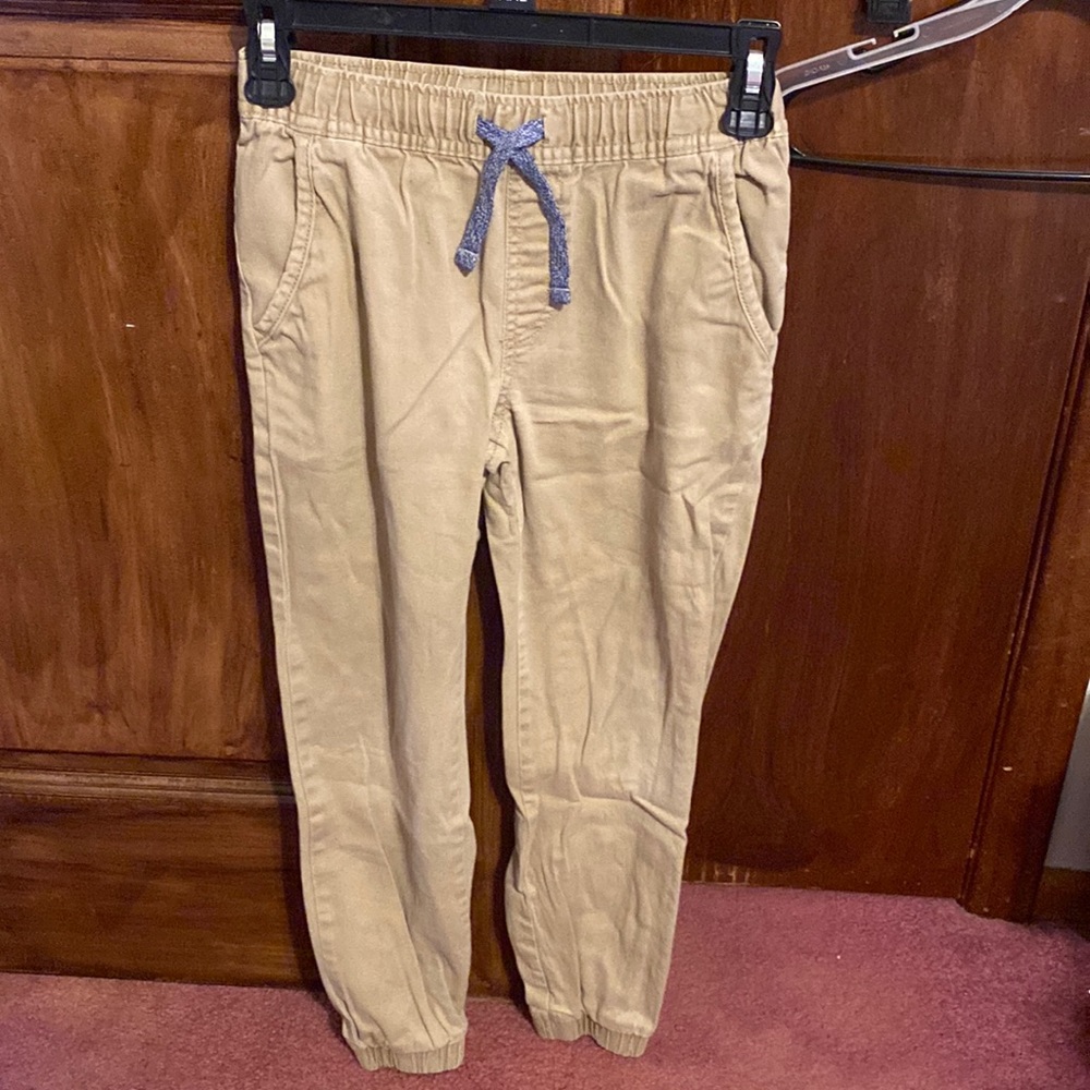 Boys khaki pants.